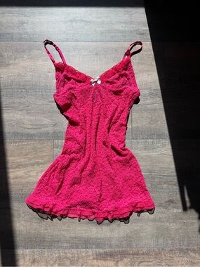 Victorias Secret Vintage Pink Slip Dress